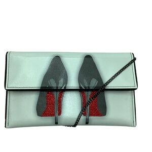 Kent Stetson Coated Canvas Heel Print Envelope